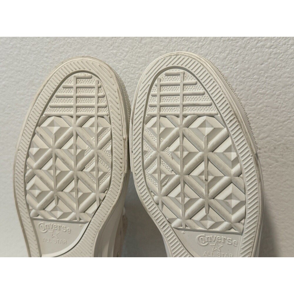 Converse Chuck Taylor All-Star Low Top Beige Suede Mens Sz 8 Womens 10 NEW - Picture 11 of 13